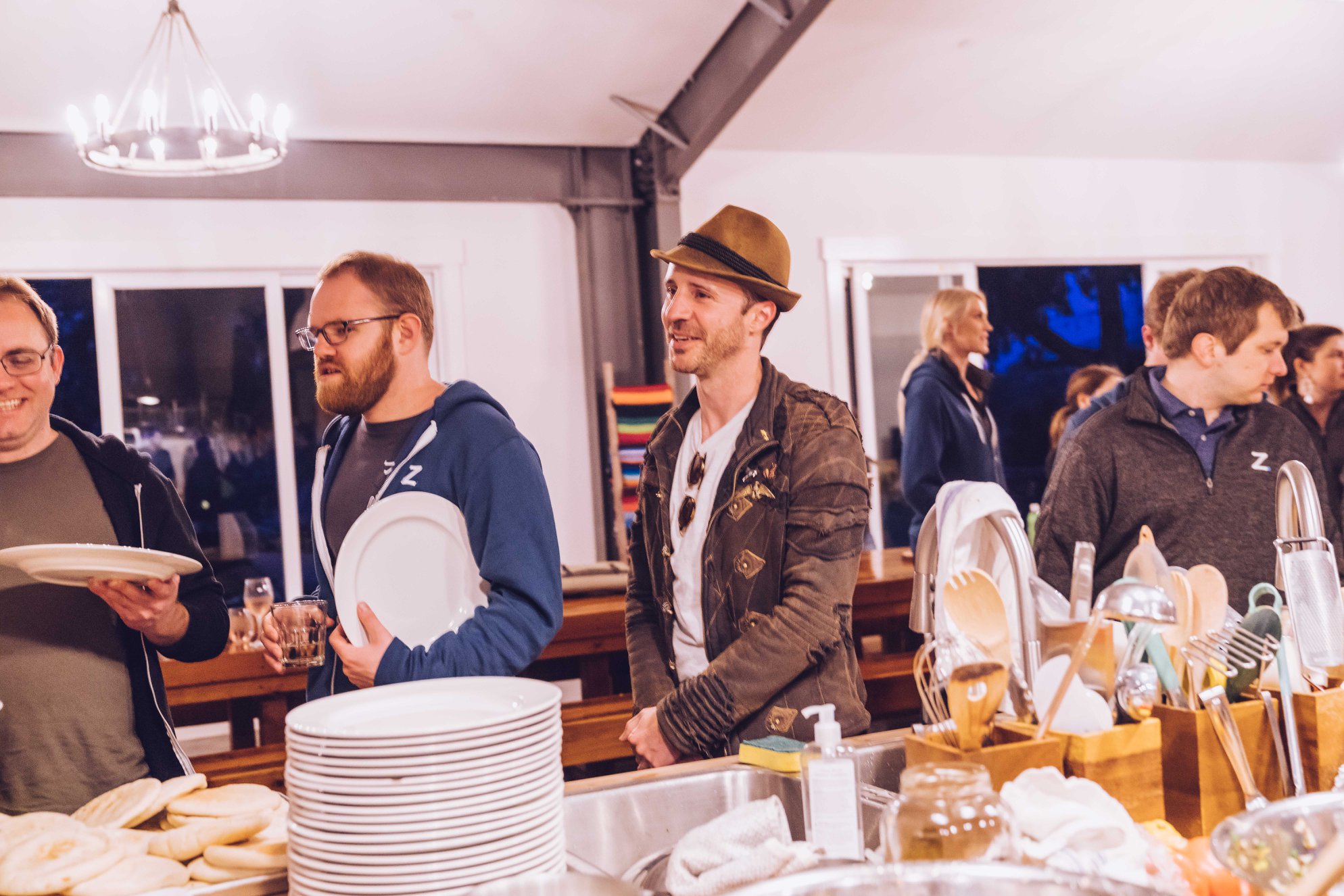 zenput employees cooking together